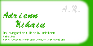 adrienn mihaiu business card